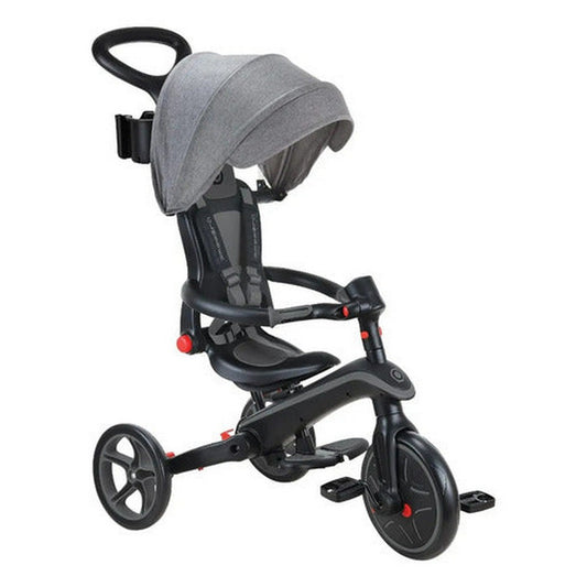 Globber Triciclo Explorer Trike Plegable 4 En 1 Gris 732-120
