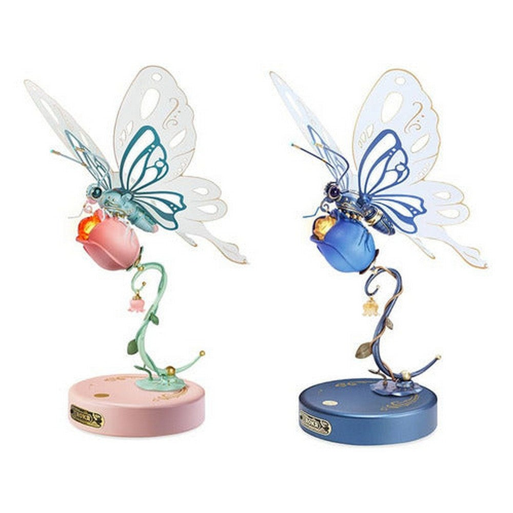 Robotime Puzzle 3d Mariposa Rosa Mi05p Rokr