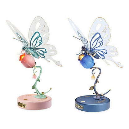 Robotime Puzzle 3d Mariposa Rosa Mi05p Rokr