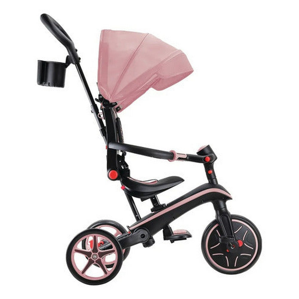 Globber Triciclo Explorer Trike Plegable 4 En 1 Rosa 732-210