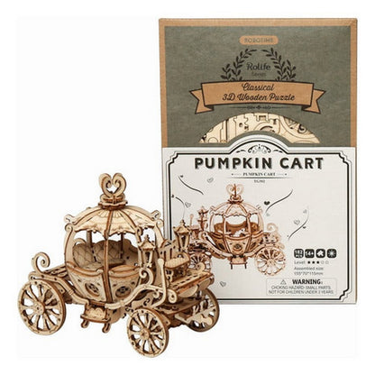 Robotime Puzzle 3d Carruaje De Calabaza Rolife Tg302