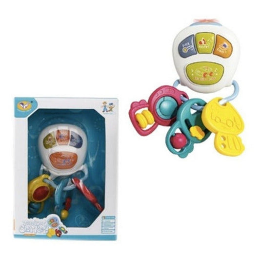 Llavero Didáctico Para Bebé Con Luz Y Sonido Shine 1991634