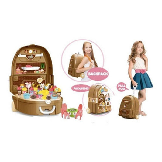 Set Pastelería Mochila Y Valija 3 En 1 Shine 1992998