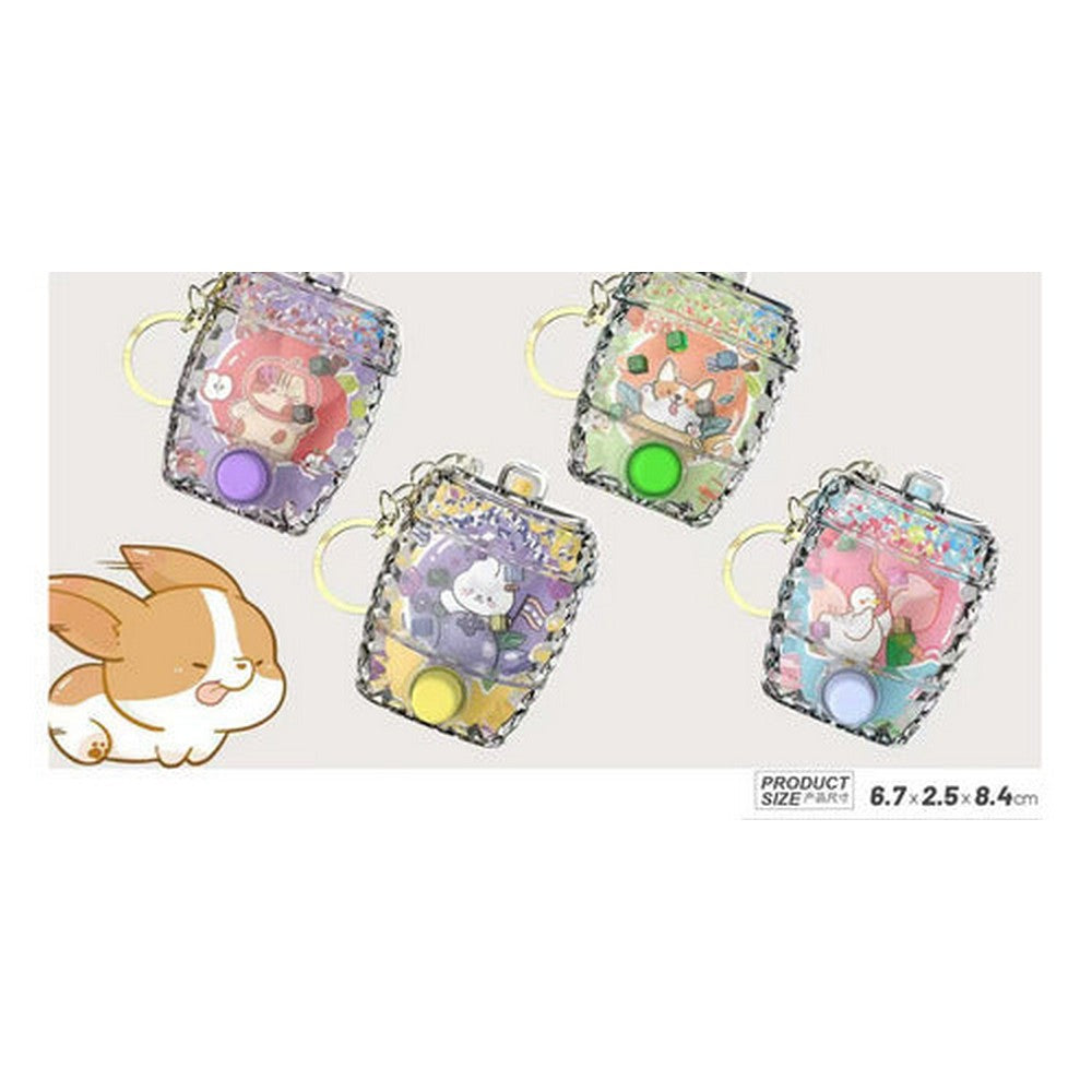 Juego De Agua Llavero Animales 2586k-10 (2j24) Shine Color Multicolor