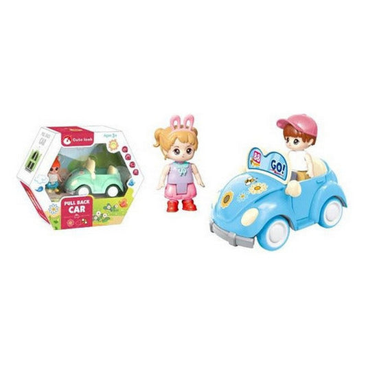 Set De Muñeco Con Vehiculo A Friccion 2197624