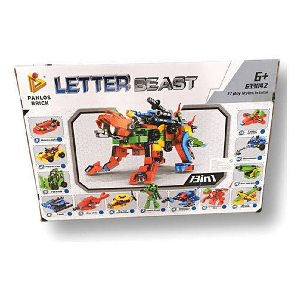 Panlos Brick Bloques Alphabet Beast 13 En 1 630 Pzc 2286204