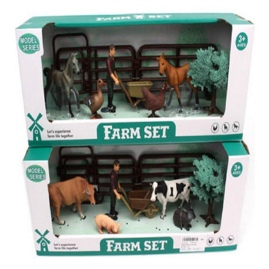 Farm Set Animales De La Granja Con Accesorios 2144638