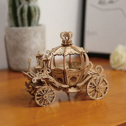 Robotime Puzzle 3d Carruaje De Calabaza Rolife Tg302