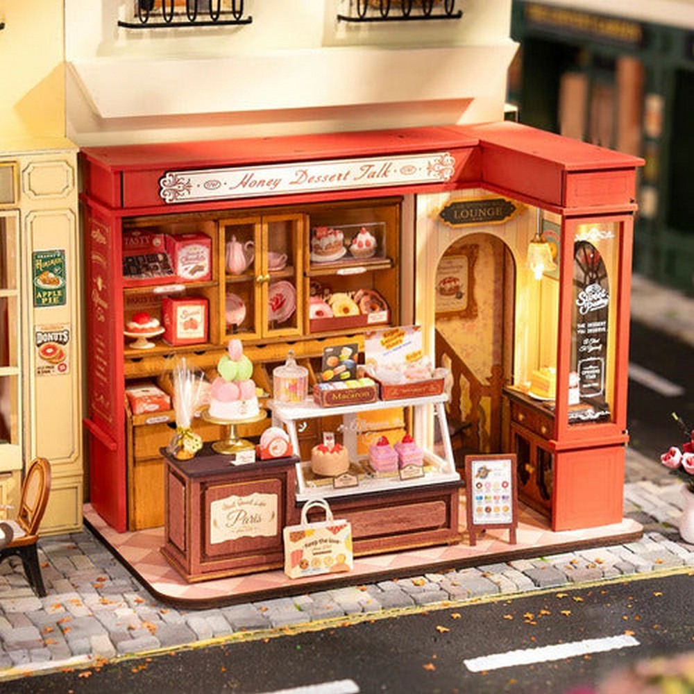 Robotime Puzzle 3d Tienda De Postres Dg168 Rolife