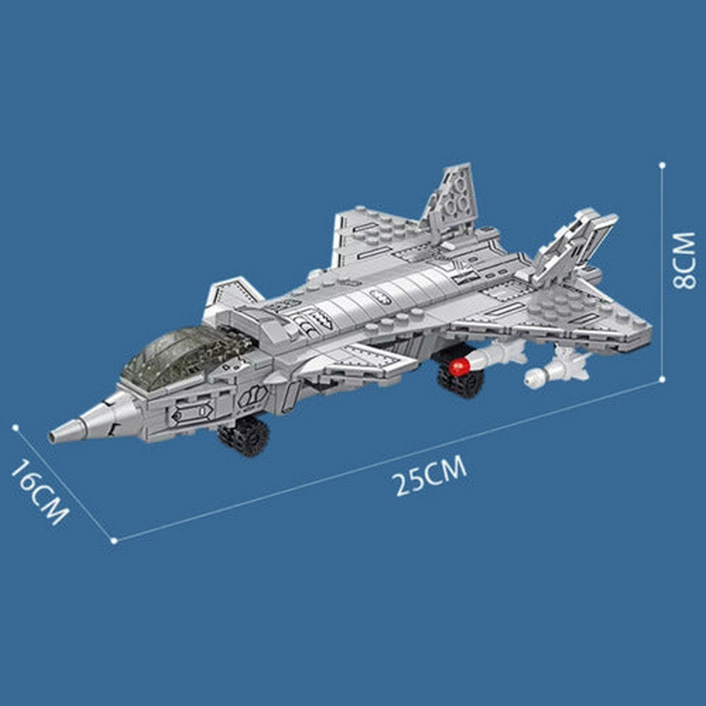 Panlos Brick Fighter Aircraft J-20 547 Pzs 2765971