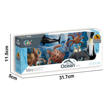 Set Animales Marinos Ocean World X6 2308516