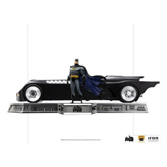 Figura Escala 1/10 Batman Y Batimóvil Art 64922 Iron Studios