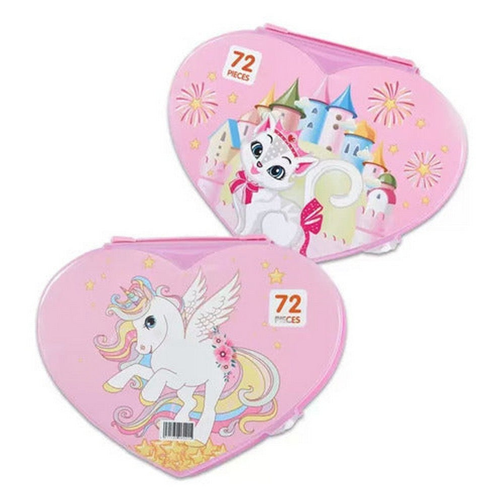 Set De Arte Creativo Infantil 72pzs 72 Shine