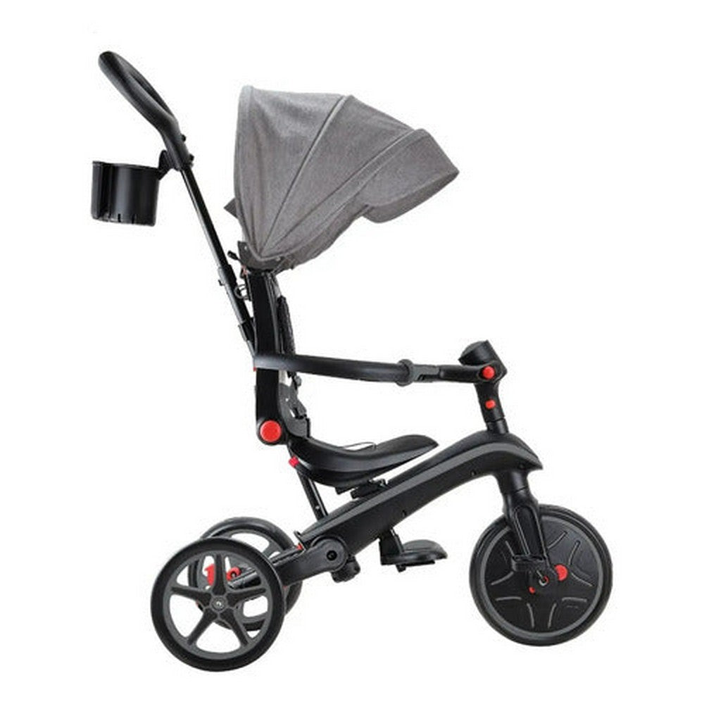 Globber Triciclo Explorer Trike Plegable 4 En 1 Gris 732-120