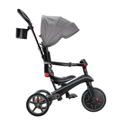 Globber Triciclo Explorer Trike Plegable 4 En 1 Gris 732-120