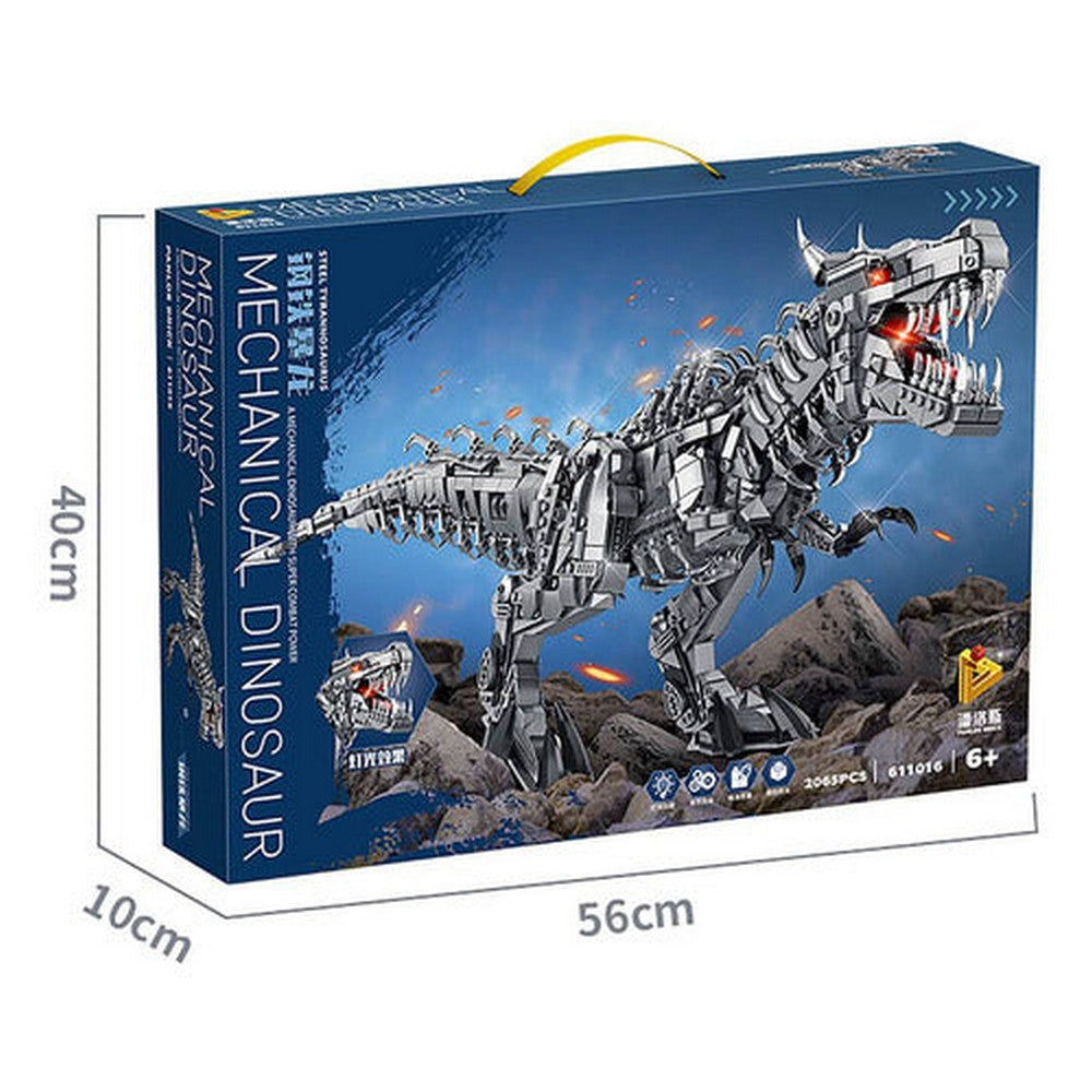Panlos Bricks Dinosaurio Con Luz 2065 Pzas 2346406