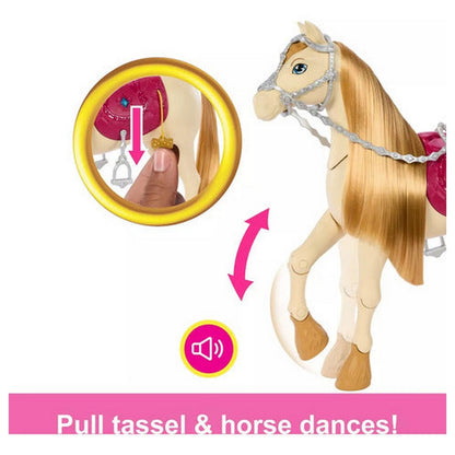 Barbie Caballo Con Movimiento Y Sonido Hxj42 Mattel