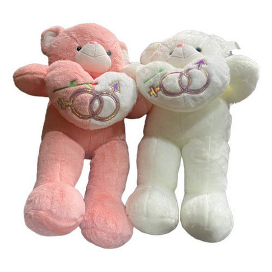 Peluche Oso Con Corazon 70cm 1005-58 Shine
