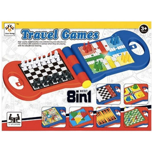 Juego De Mesa Viajero 8 En 1 Shine 1967955
