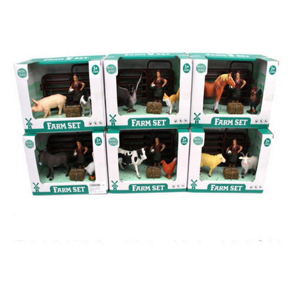 Farm Set Animales De La Granja Con 1 Figura 2144634
