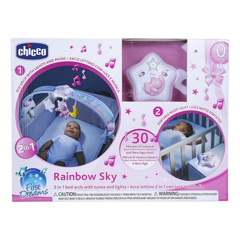 Chicco Rainbow Sky Proyector Para Cuna Rosa 104731