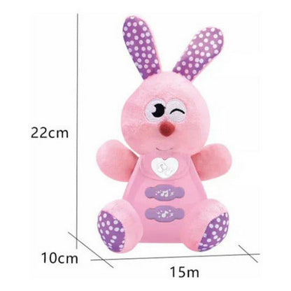 Peluche Conejo Rosa Con Sonido 1966706