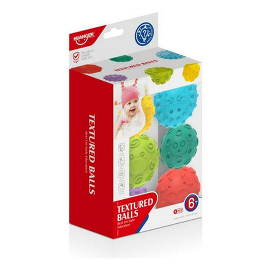 Set De 6 Pelotas Con Textura Para Bebes 1952293 Huanger