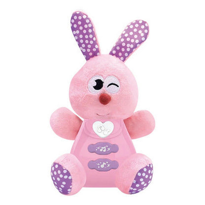 Peluche Conejo Rosa Con Sonido 1966706