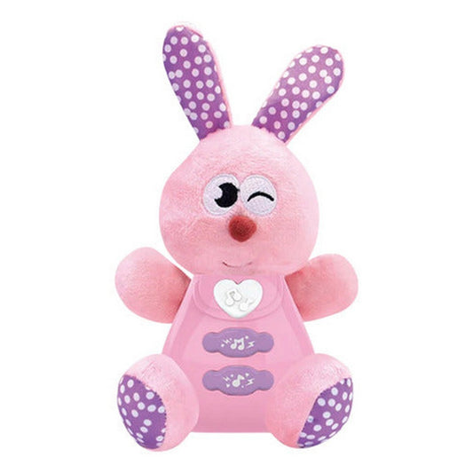 Peluche Conejo Rosa Con Sonido 1966706