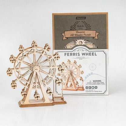 Robotime Puzzle 3d Rueda De La Fortuna Tg401 Rolife