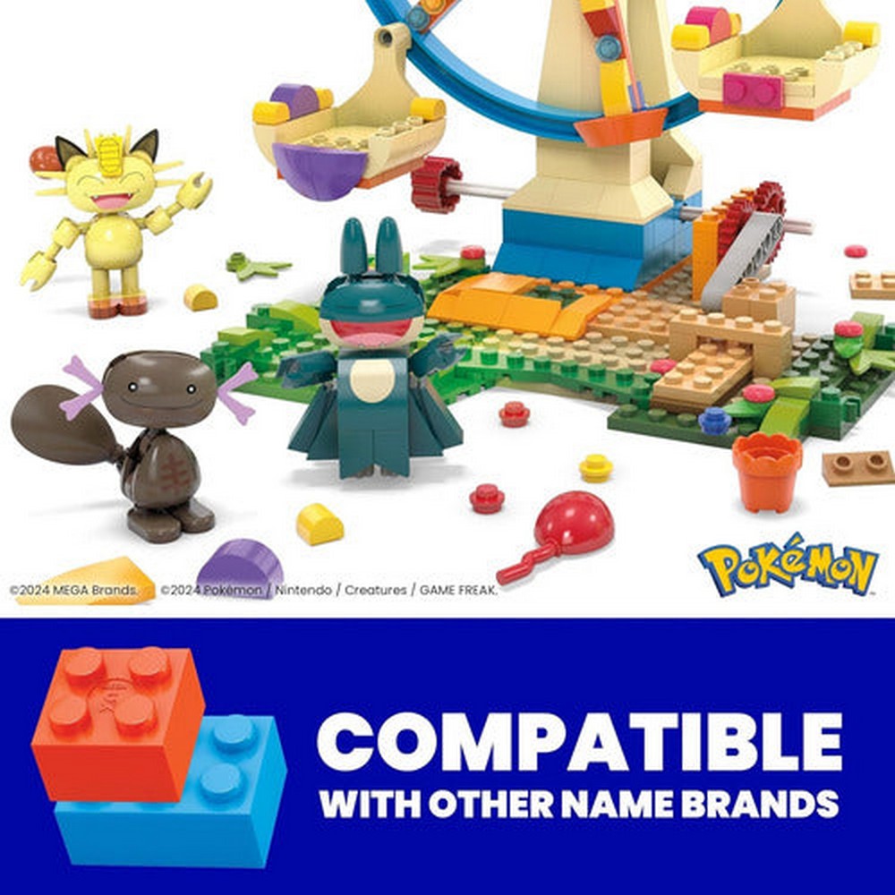 Mega Pokemon Ferris Wheel Fun Hxf80 Mattel
