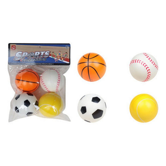 Set 4 Pelotas Soft 2225474 Shine