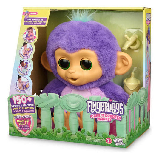 Fingerlings Monito Care N Cuddles Monkey Sunny 3191