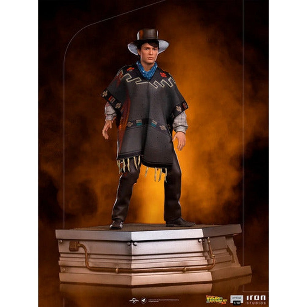 Figura Marty Mcfly Back To The Future 3 59621 Iron Studios
