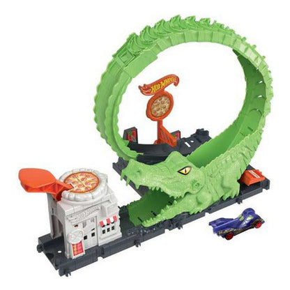 Hot Wheels City Ataque Del Cocodrilo Hkx39 Mattel