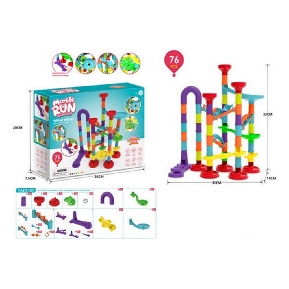 Marble Run Laberinto Bolitas 76 Piezas 2338954 Shine