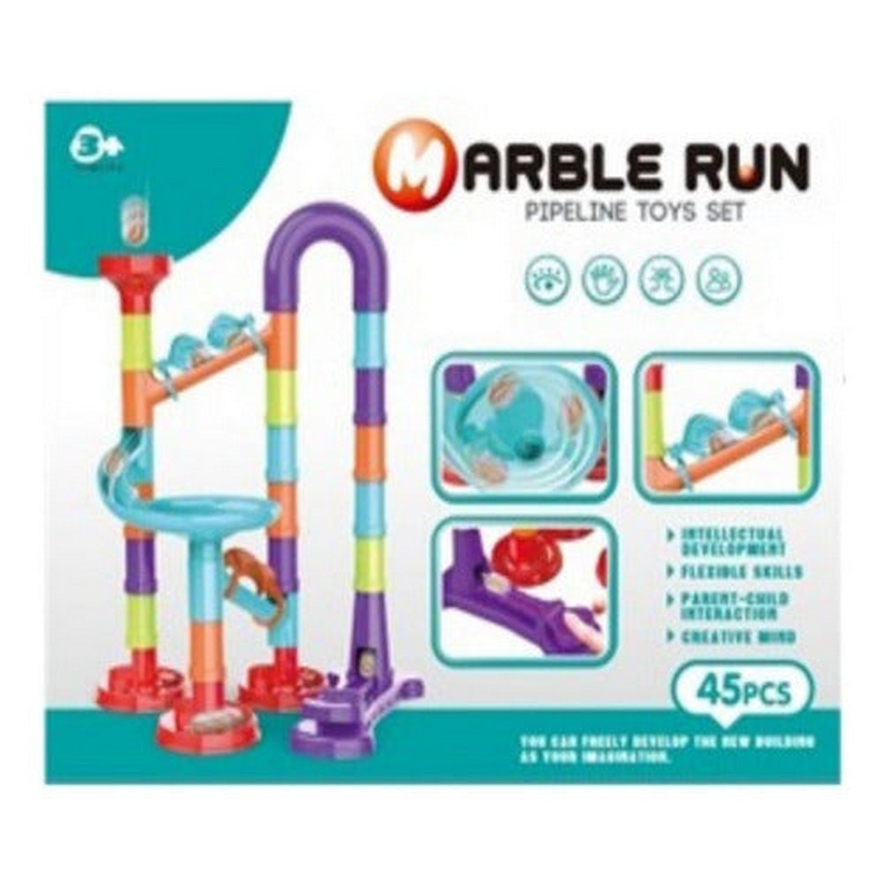 Marble Run Laberinto Bolitas 45 Piezas 2338952 Shine Color Multicolor