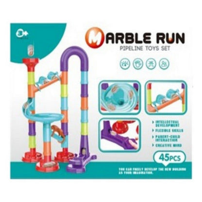 Marble Run Laberinto Bolitas 45 Piezas 2338952 Shine Color Multicolor