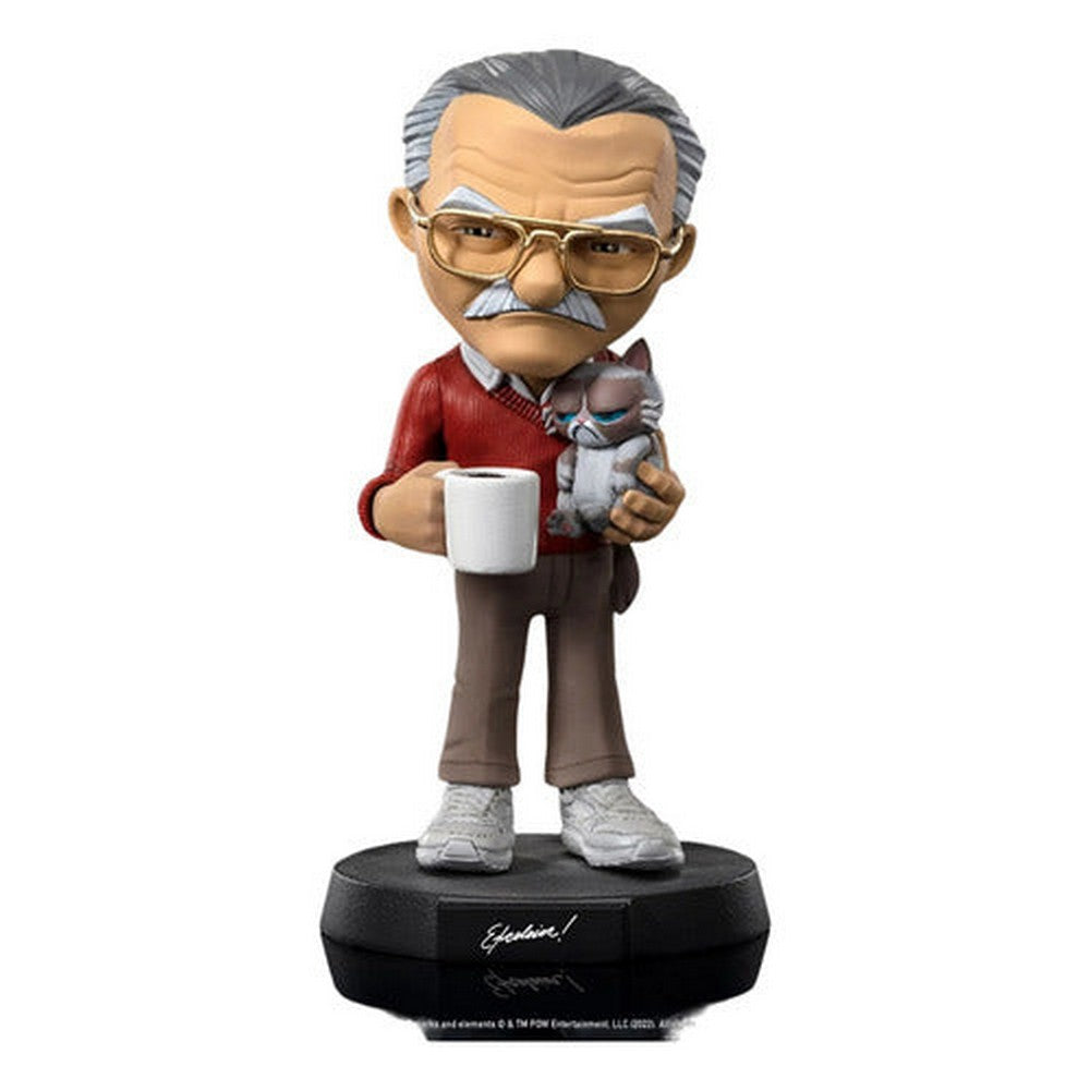 Figura Stan Lee Con Gato Gruñón Minico 71422 Iron Studios