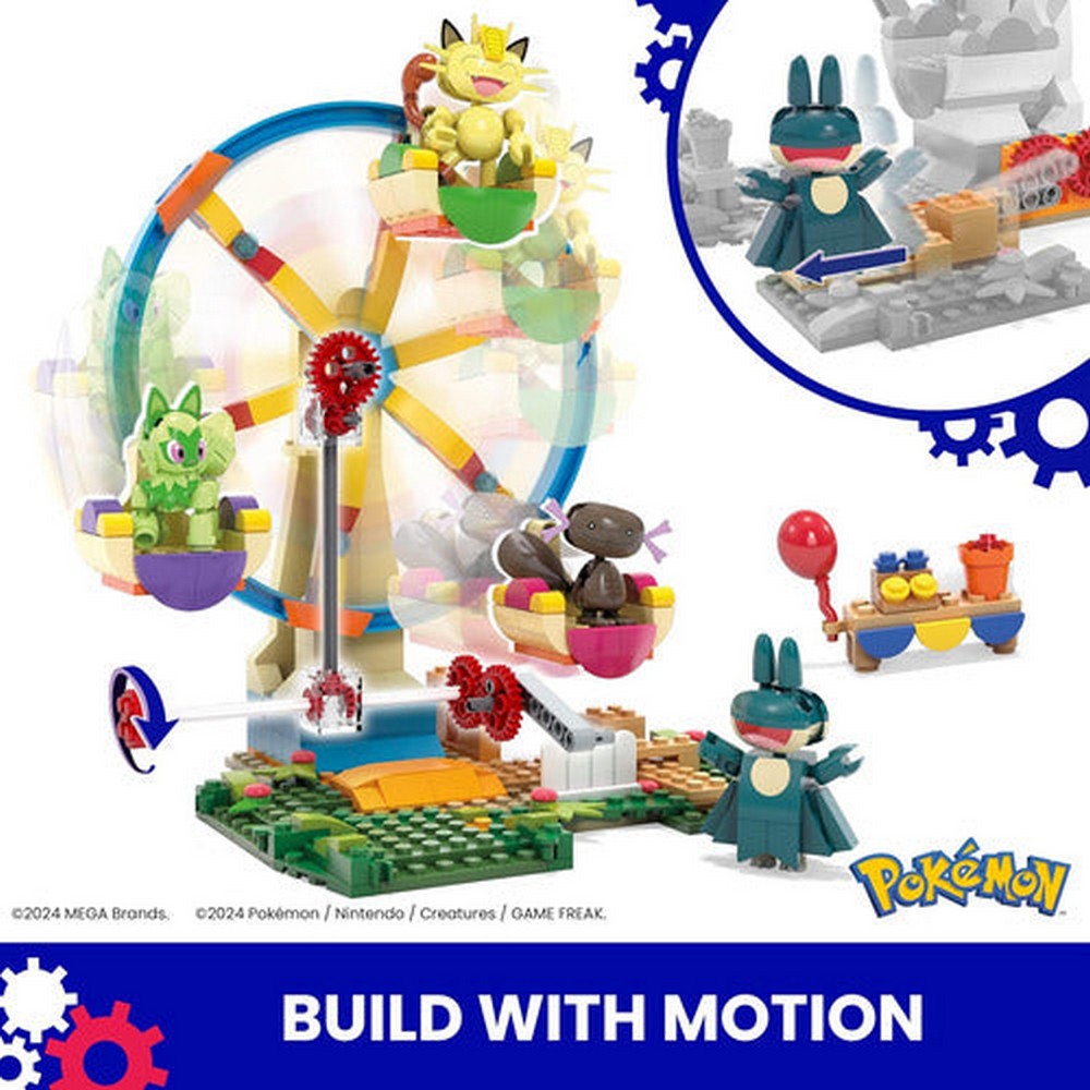 Mega Pokemon Ferris Wheel Fun Hxf80 Mattel