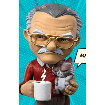 Figura Stan Lee Con Gato Gruñón Minico 71422 Iron Studios