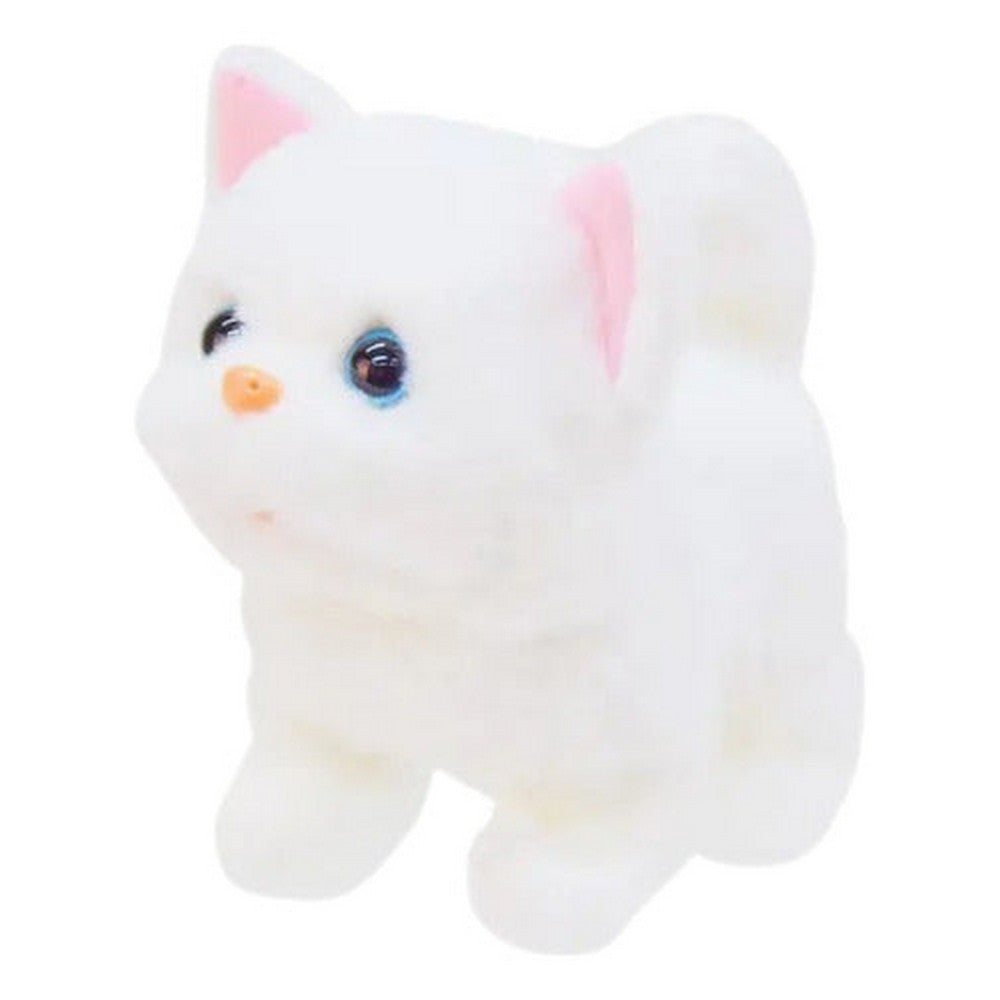 Peluche Gato Con Accesorios Y Sonido 2377601 Shine Color Blanco Con Marron