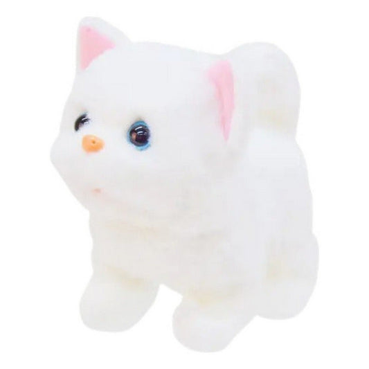 Peluche Gato Con Accesorios Y Sonido 2377601 Shine Color Blanco Con Marron
