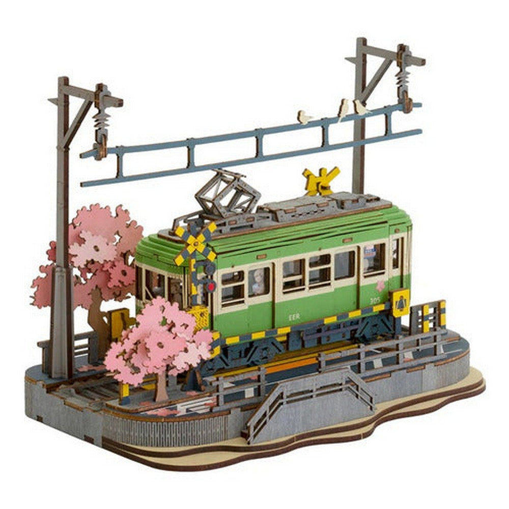 Robotime Puzzle 3d Tranvia Viaje De Sakura Tgs02 Rolife