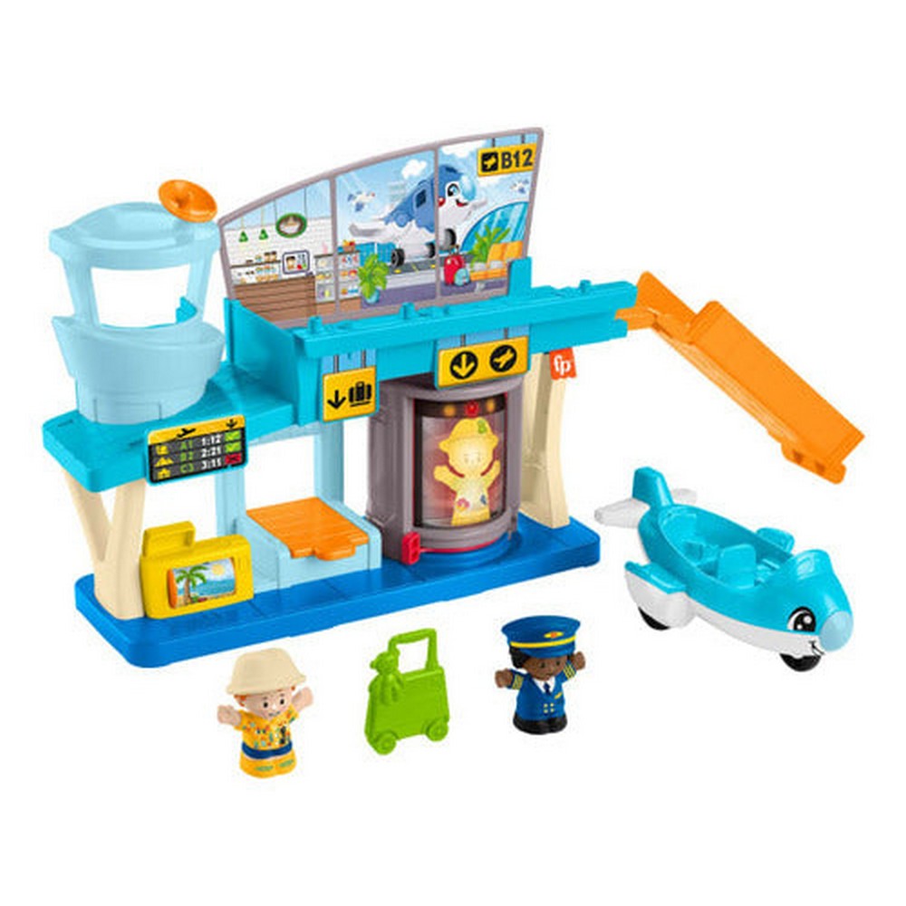 Little People Aeropuerto De Aventuras Diarias Htj26 Mattel