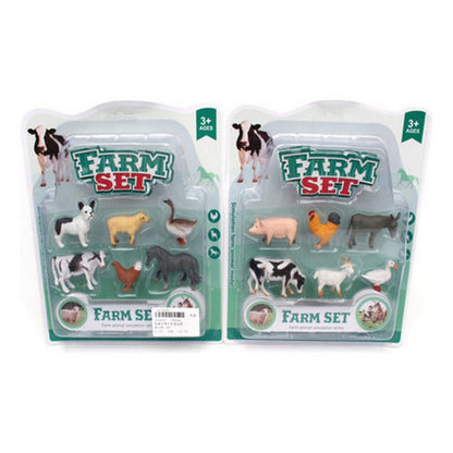 Farm Set X 6 Animales De La Granja 2144644