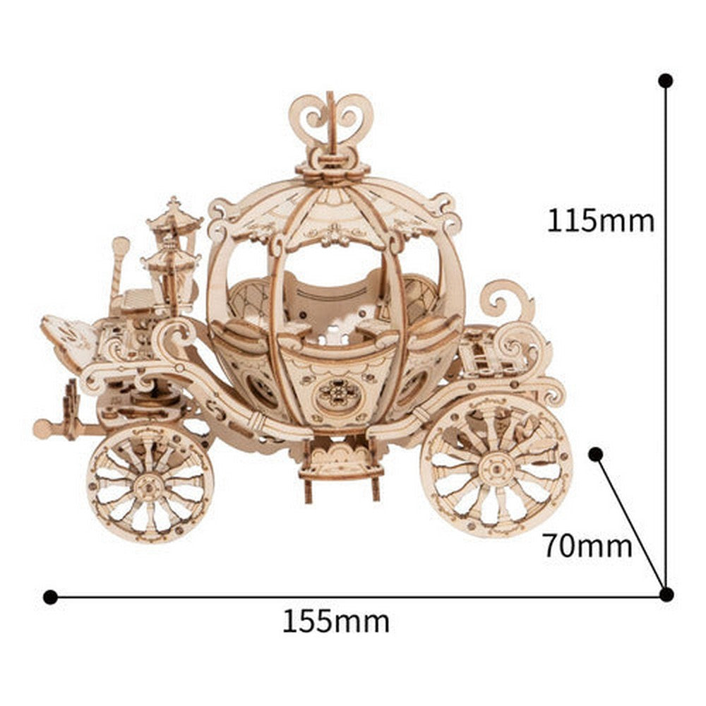 Robotime Puzzle 3d Carruaje De Calabaza Rolife Tg302