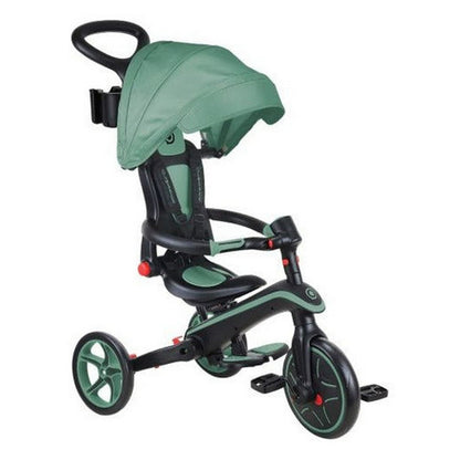 Globber Triciclo Explorer Trike Plegable 4 En 1 732-104 Color Verde Oliva