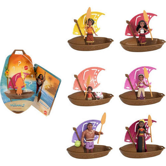 Moana 2 Set De Juego Canoa Mini Muñeca Sorpresa Jbt43 Mattel