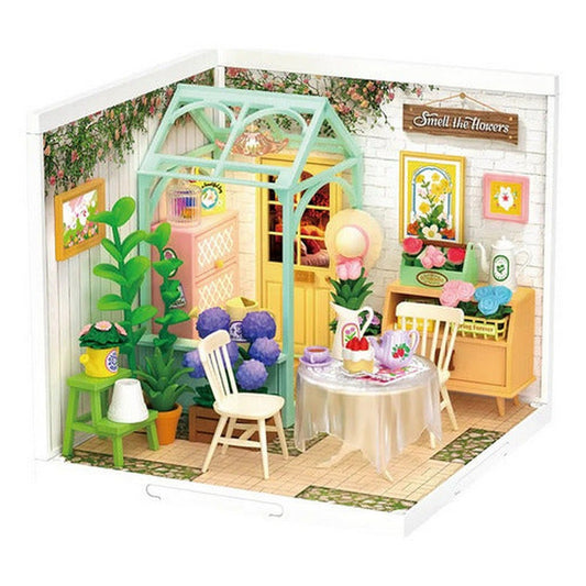 Robotime Puzzle 3d Jardin De Te Floreciente Dw013b Rolife